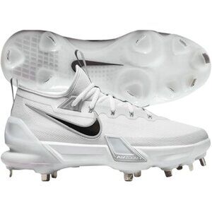 Nike Mens Force Zoom Trout 9 Elite Metal Baseball Cleats FB2906-100 Gray Size 7